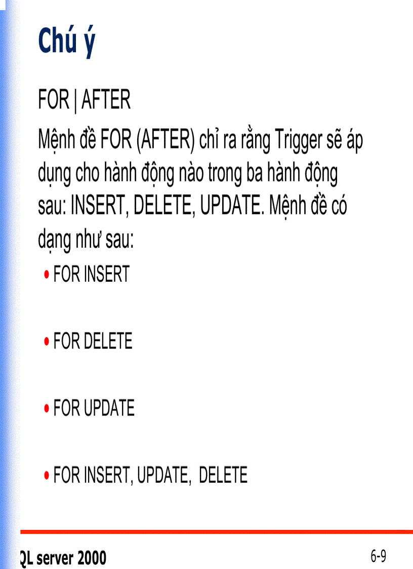 image for page Bẫy Lỗi Triggers
