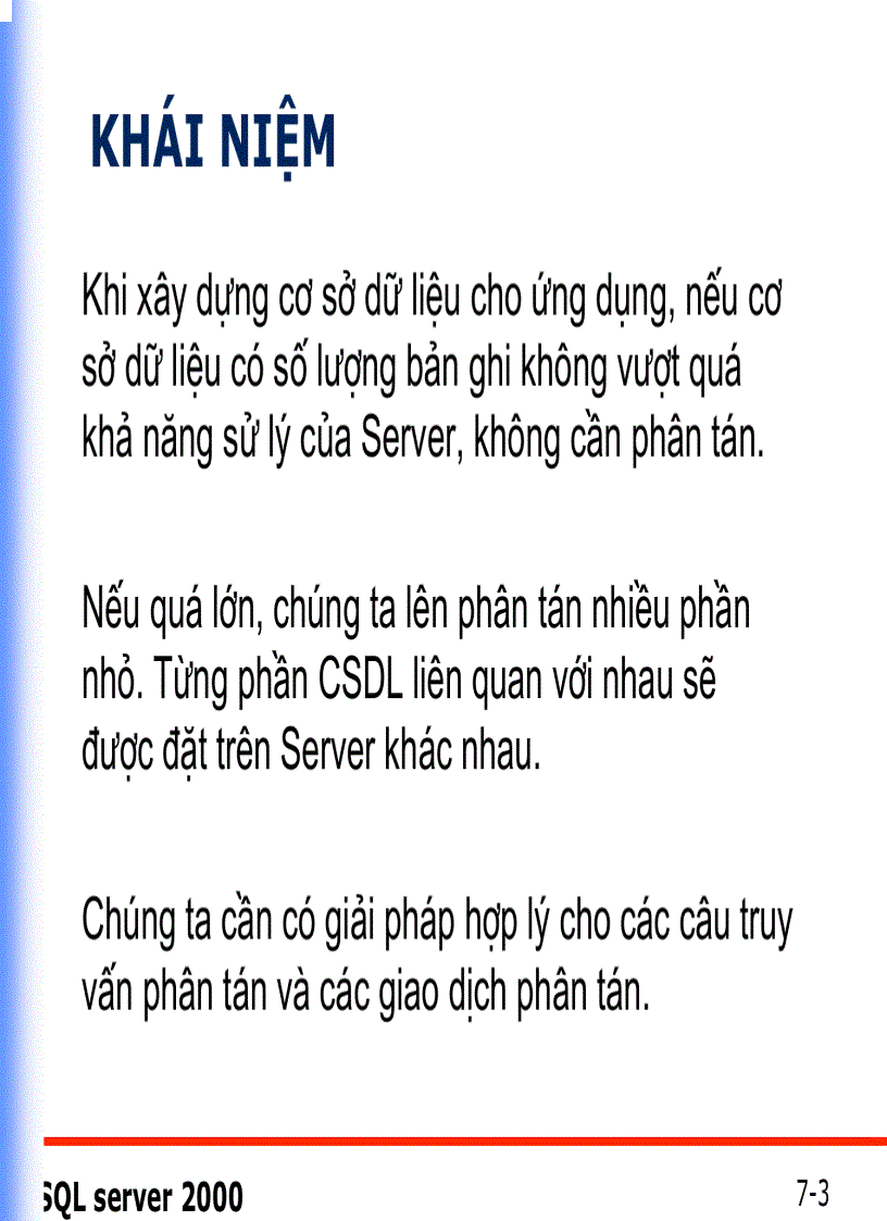 image for page CÁC GIAO DỊCH VÀ TRUY VẤN PHÂN TÁN Distributed Queries Transactions