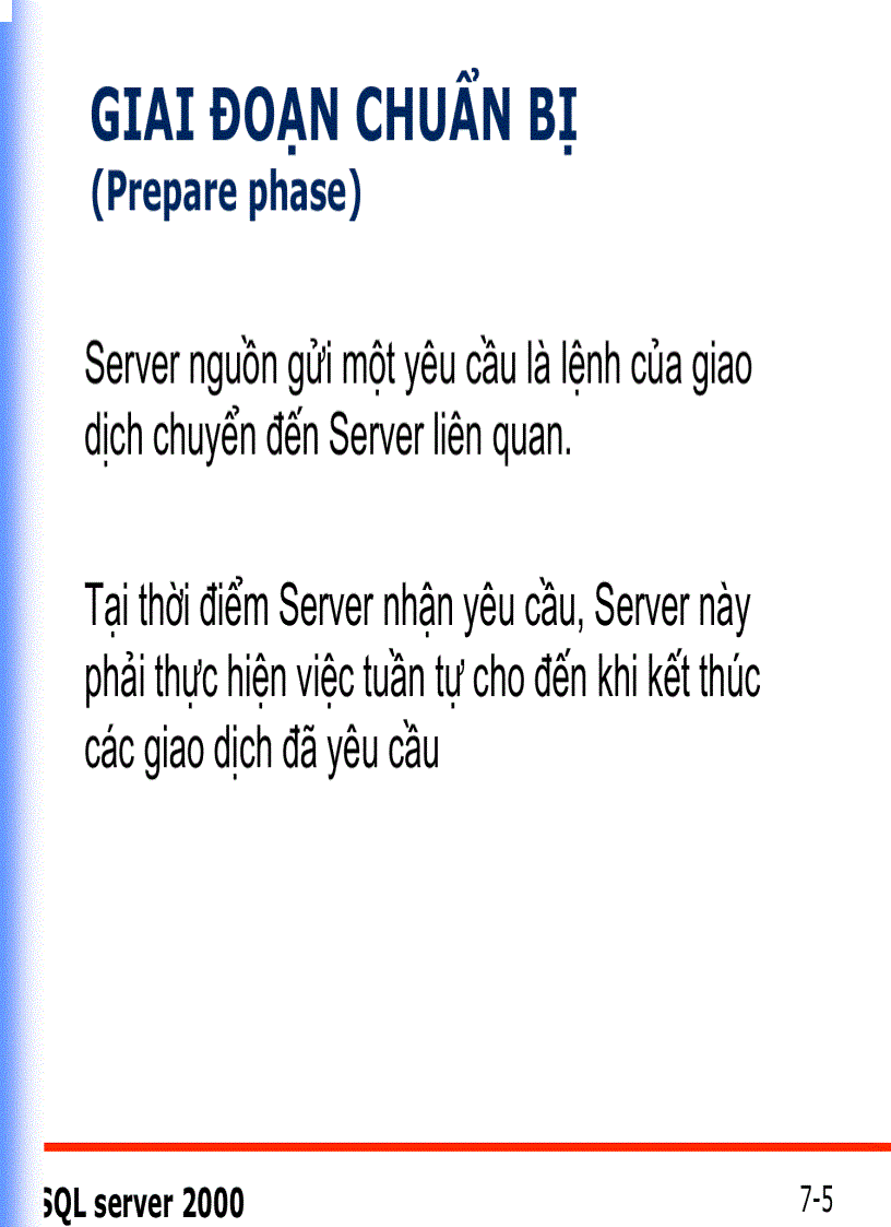image for page CÁC GIAO DỊCH VÀ TRUY VẤN PHÂN TÁN Distributed Queries Transactions