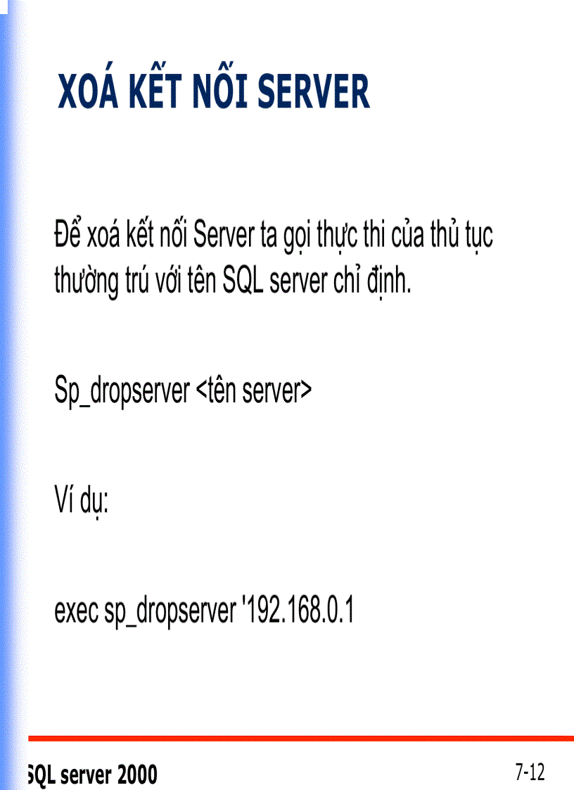 image for page CÁC GIAO DỊCH VÀ TRUY VẤN PHÂN TÁN Distributed Queries Transactions