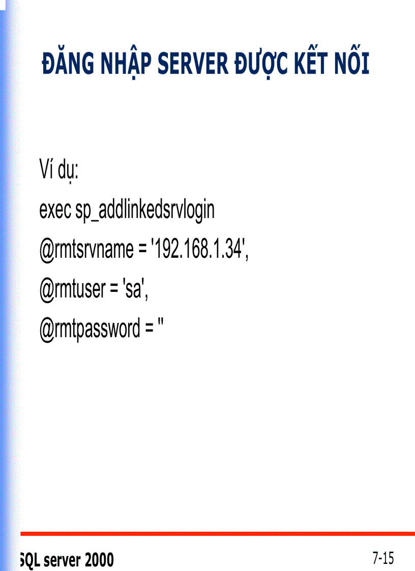 image for page CÁC GIAO DỊCH VÀ TRUY VẤN PHÂN TÁN Distributed Queries Transactions