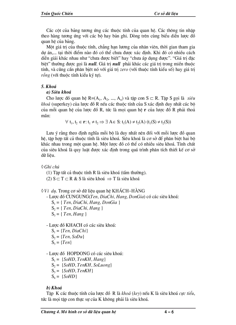 image for page Mô hình cơ sở dữ liệu quan hệ