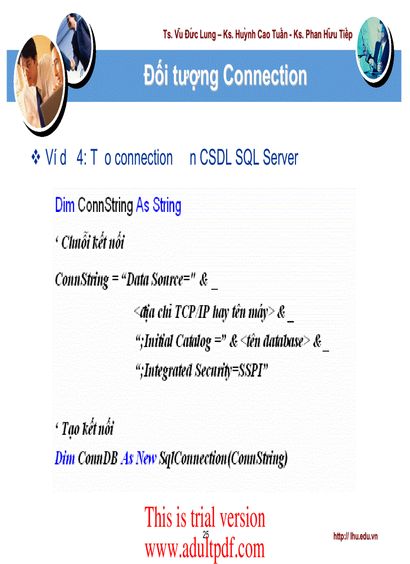 image for page Đối tượng Connection