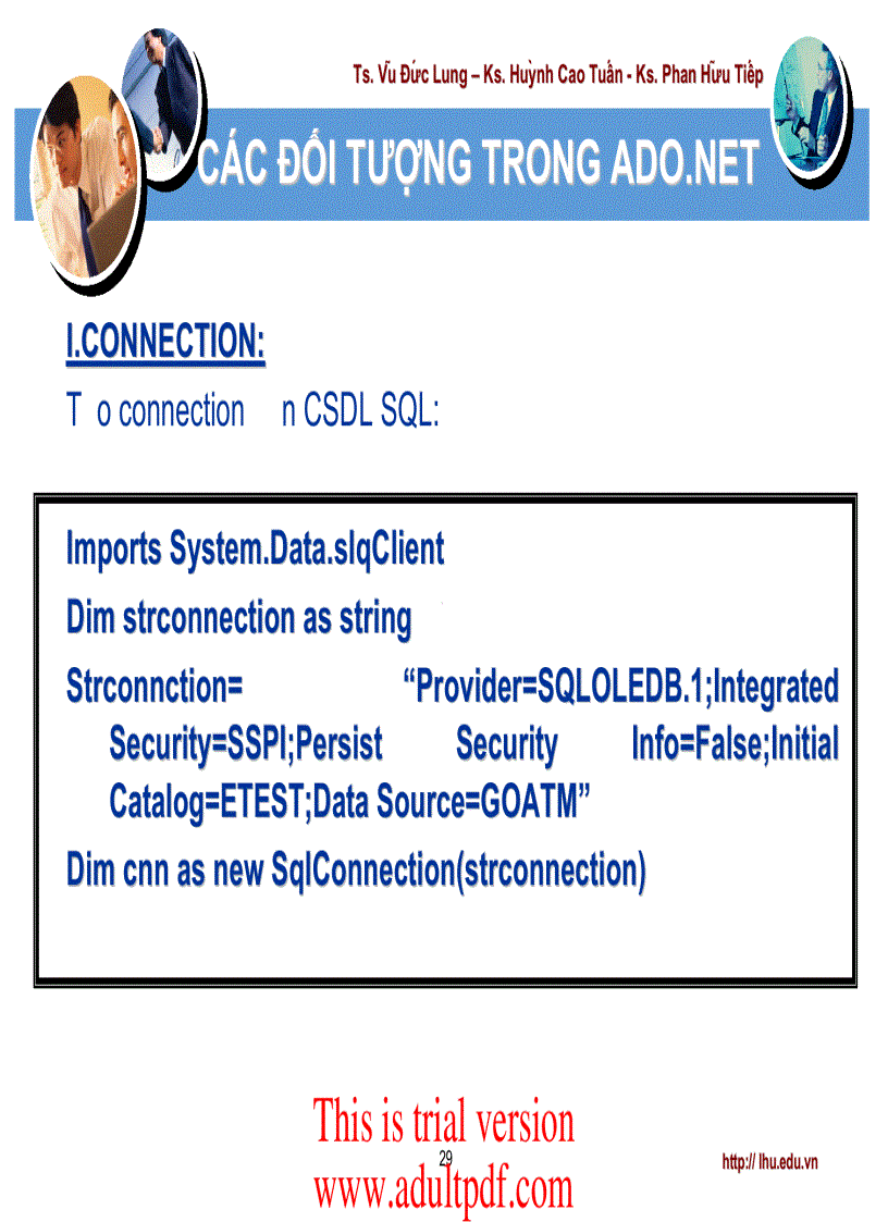 image for page Đối tượng Connection