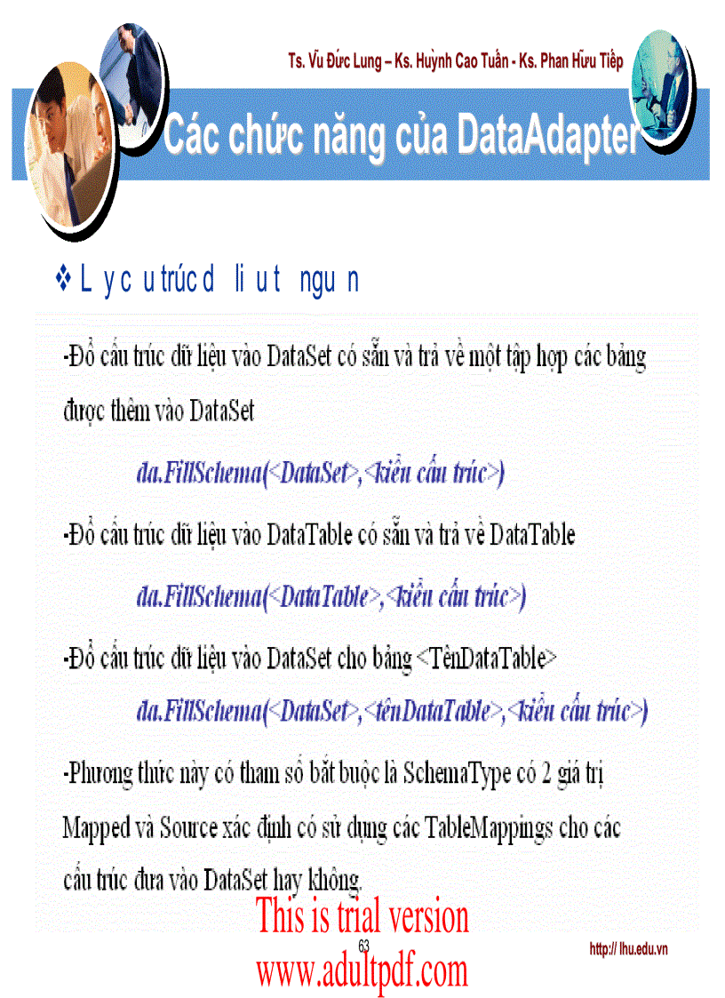 image for page Tạo DataAdapter