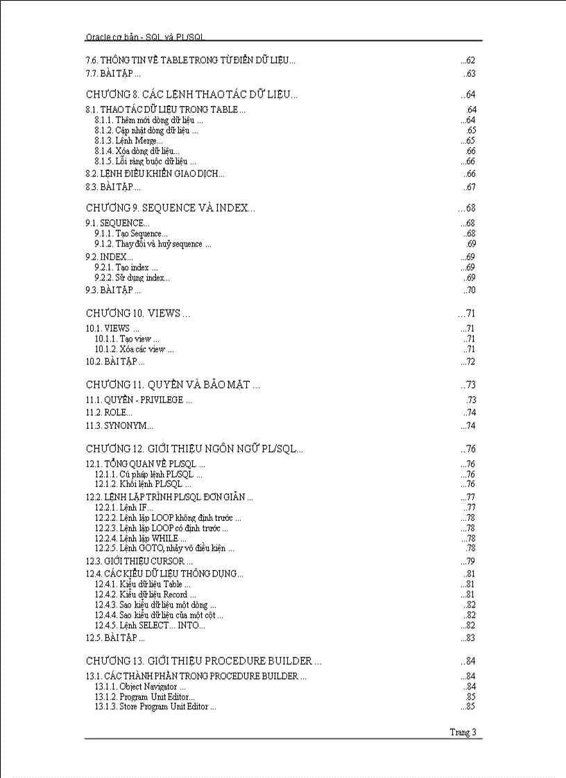 image for page SQL và PL SQL Cơ bản 1
