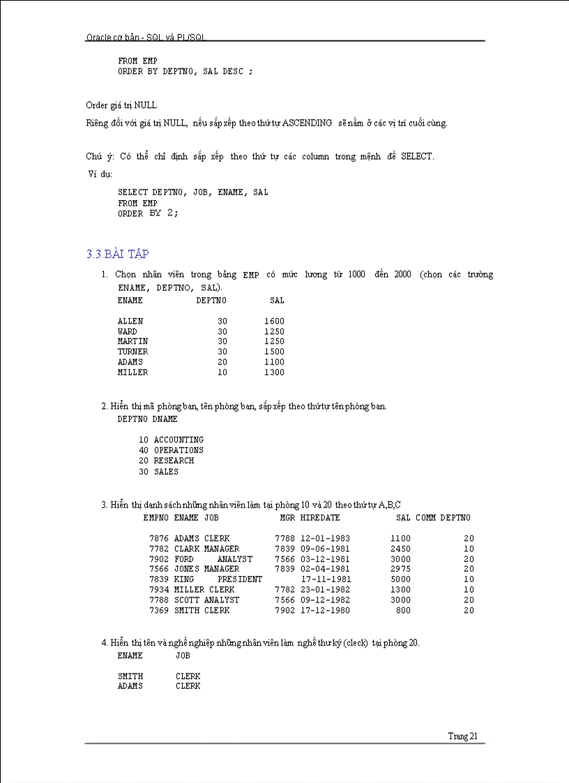 image for page SQL và PL SQL Cơ bản 1