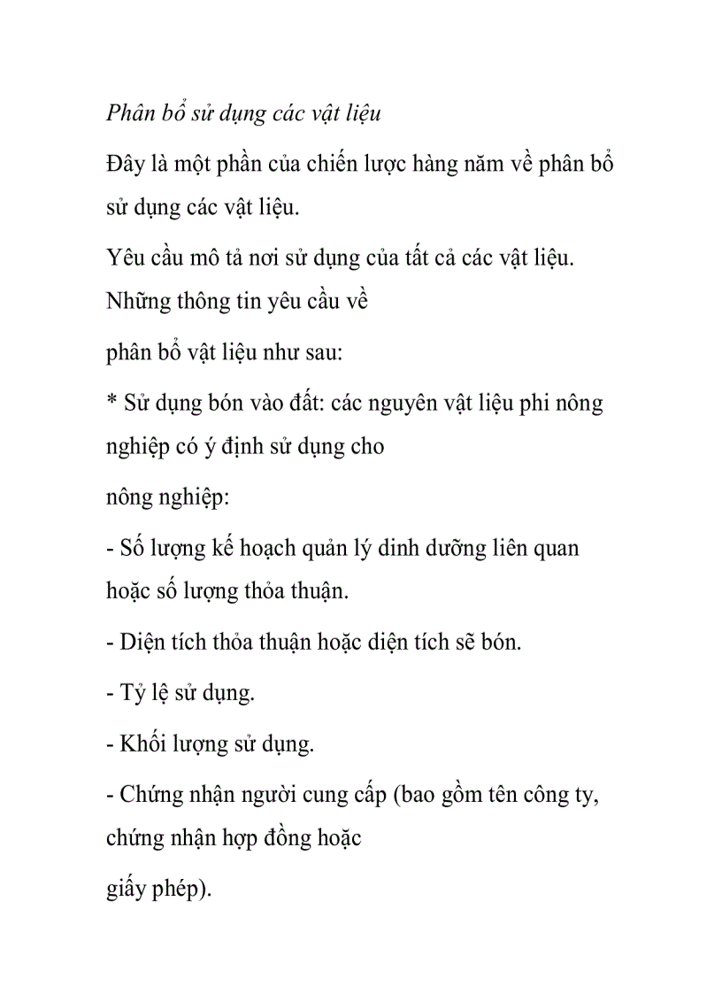 image for page Phân bổ sử dụng các vật liệu