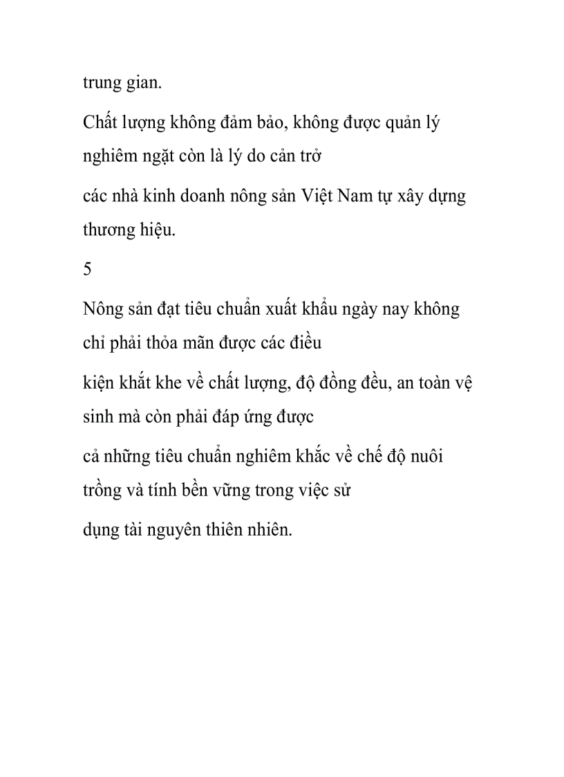 image for page Tầm quan trọng của việc quản lý chất lượng nông sản