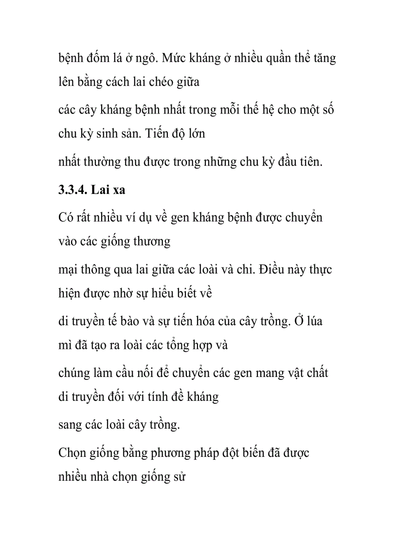 image for page Phương pháp chọn giống kháng sâu bệnh