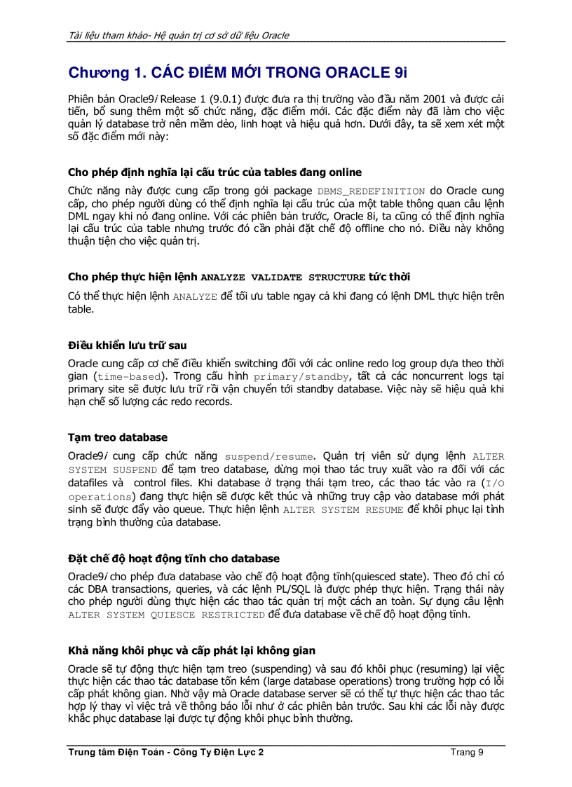 image for page Hệ quản tại cơ sở dữ liệu Oracle