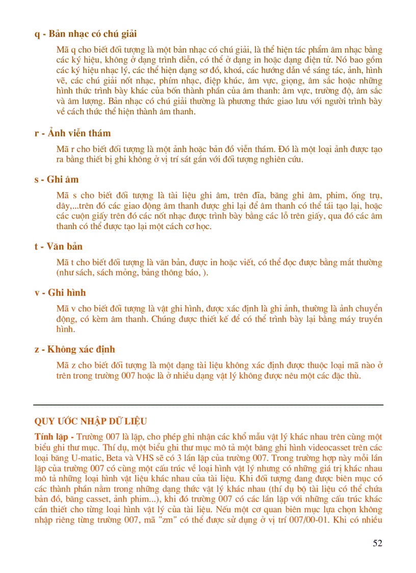 image for page Các mã cho vị trí 006 00