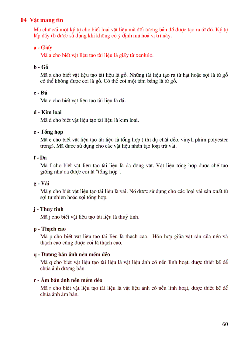 image for page Các mã cho vị trí 006 00