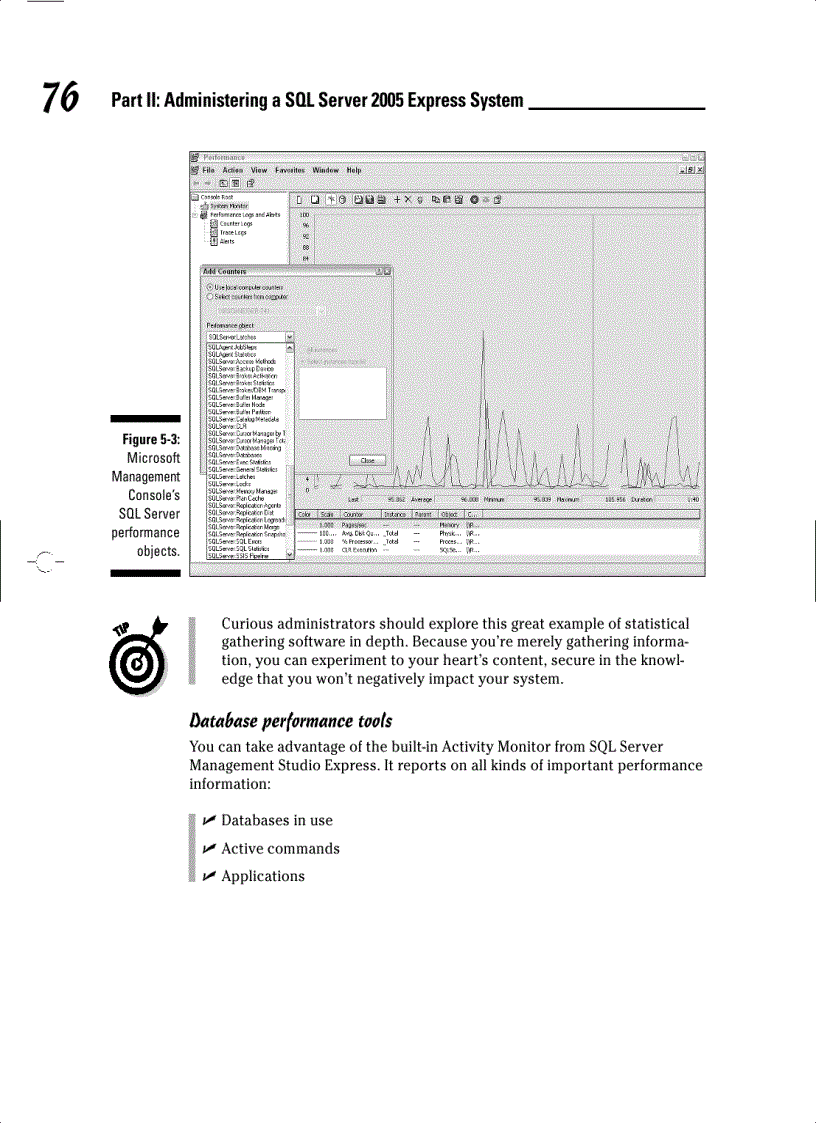 image for page Administering a SQL Server 2005 Express System