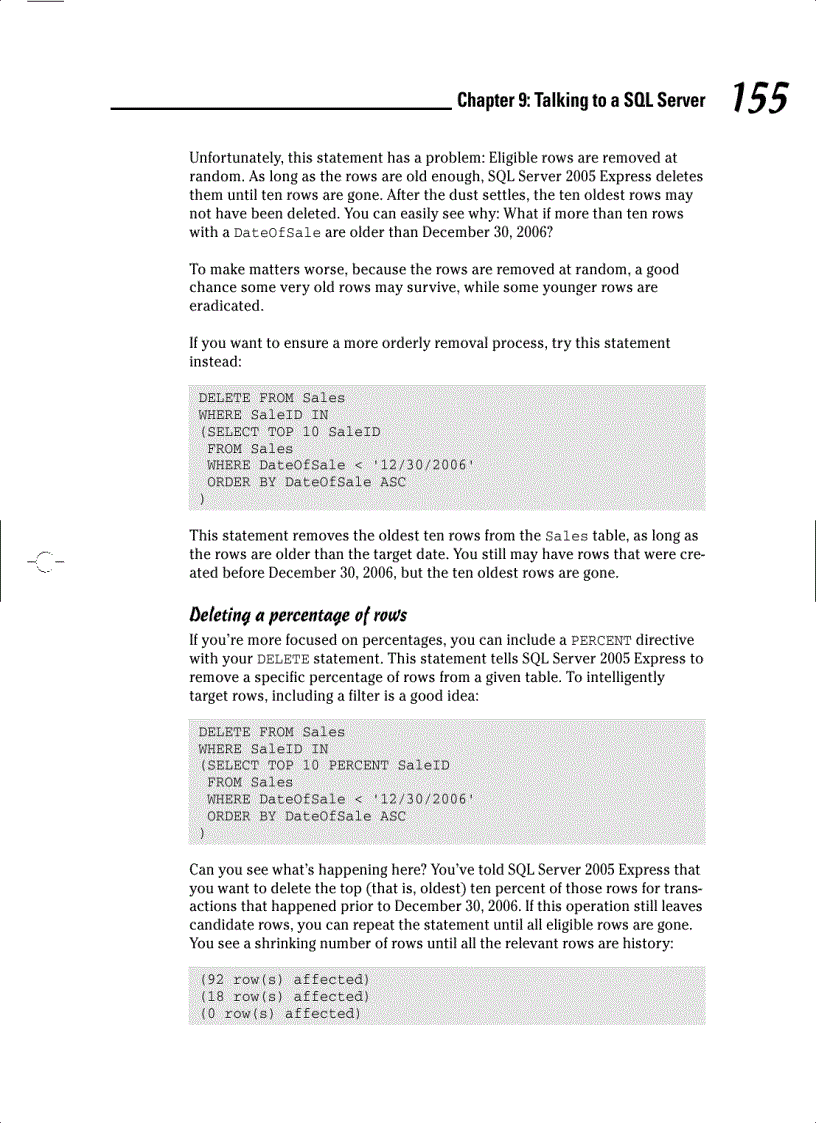 image for page Talking to a SQL Server
