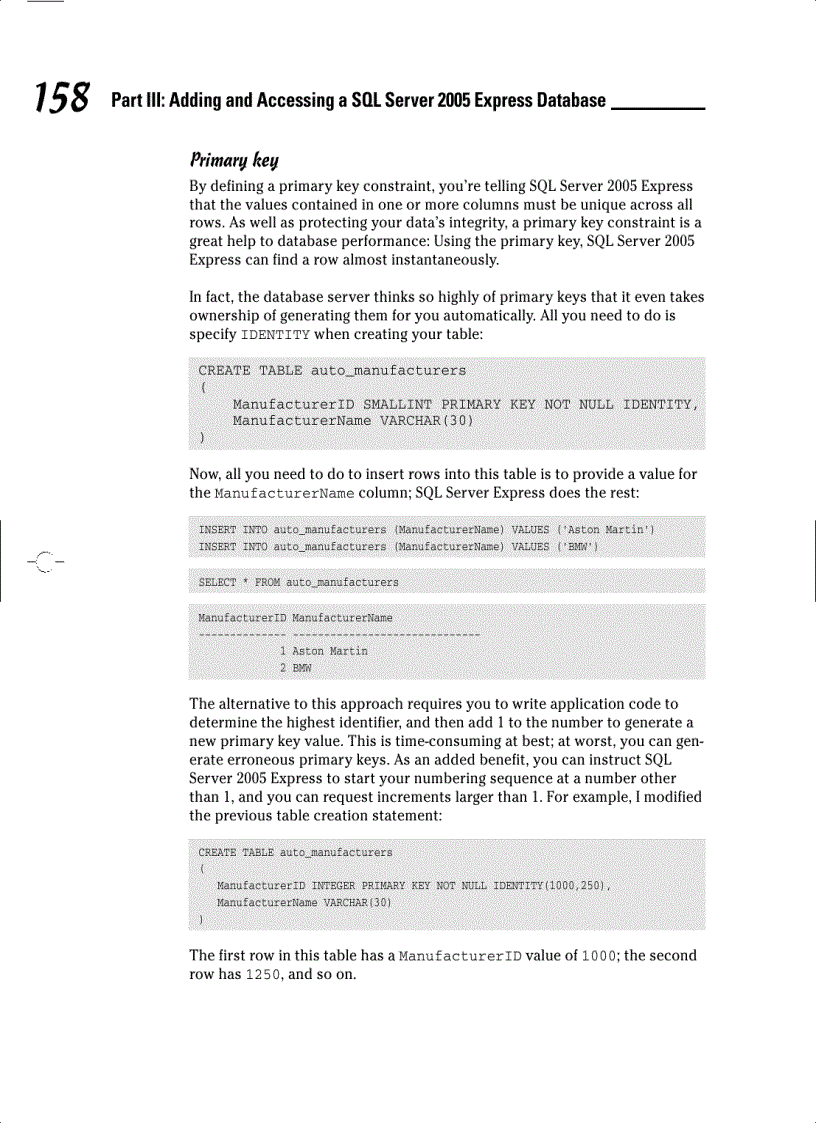image for page Talking to a SQL Server