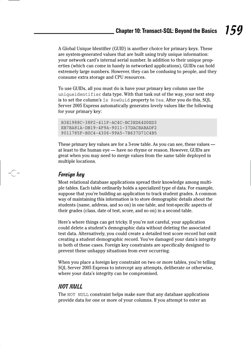 image for page Talking to a SQL Server
