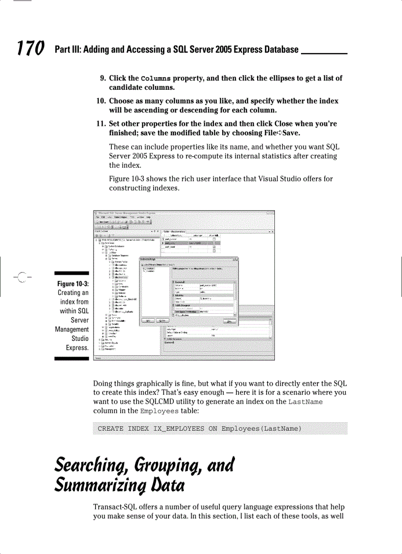 image for page Talking to a SQL Server