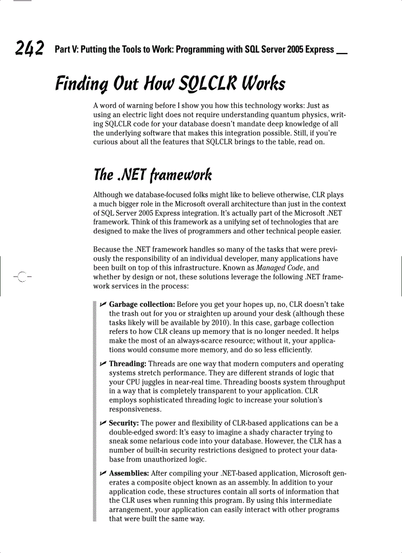 image for page Putting the Tools to Work Programming with SQL Server 2005 Express