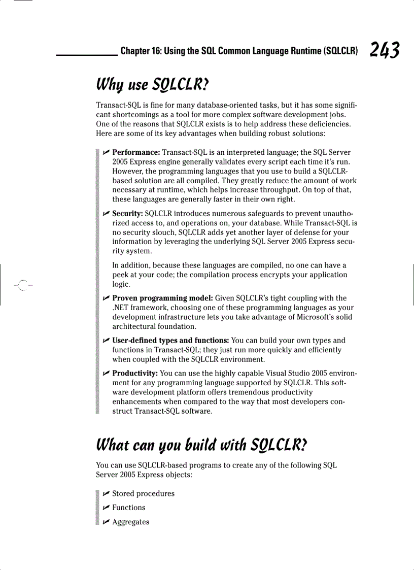 image for page Putting the Tools to Work Programming with SQL Server 2005 Express
