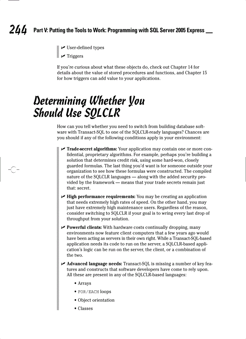 image for page Putting the Tools to Work Programming with SQL Server 2005 Express