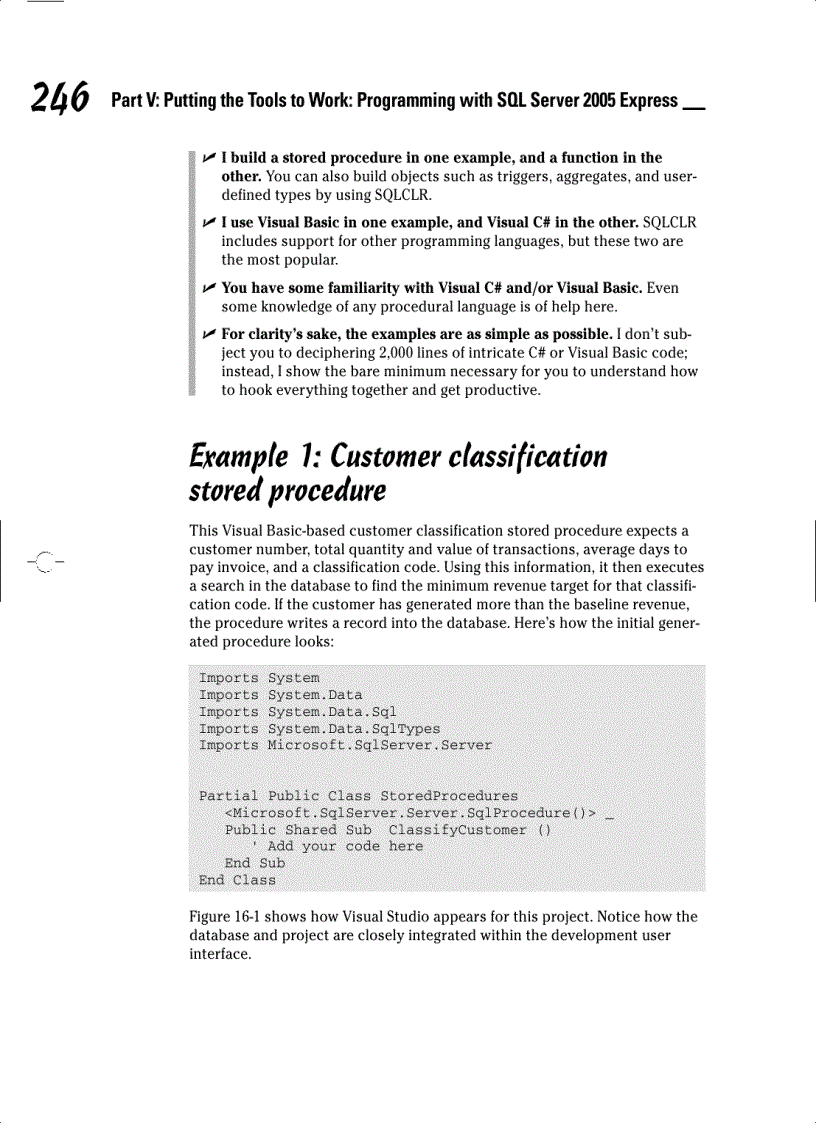 image for page Putting the Tools to Work Programming with SQL Server 2005 Express