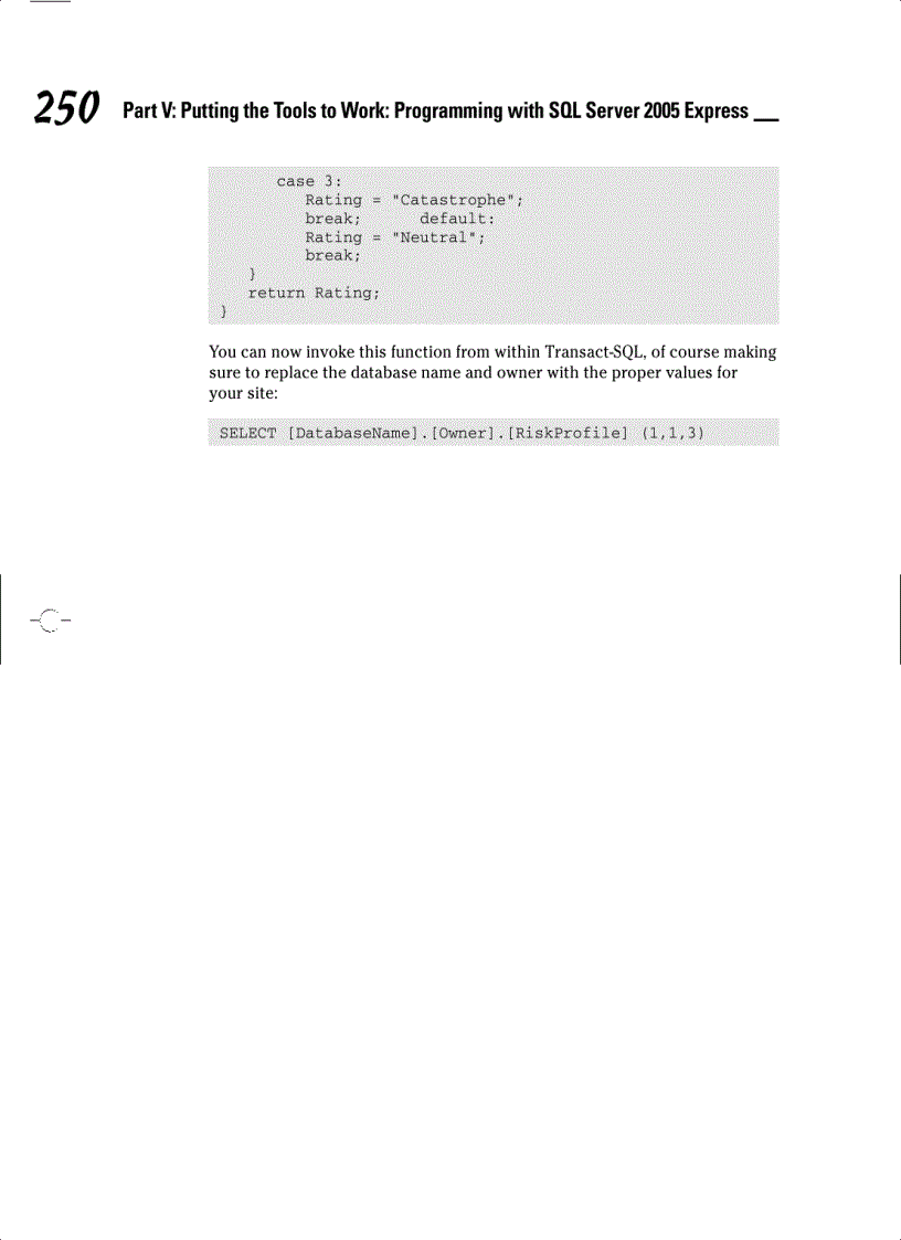 image for page Putting the Tools to Work Programming with SQL Server 2005 Express