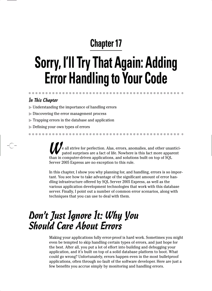 image for page Putting the Tools to Work Programming with SQL Server 2005 Express