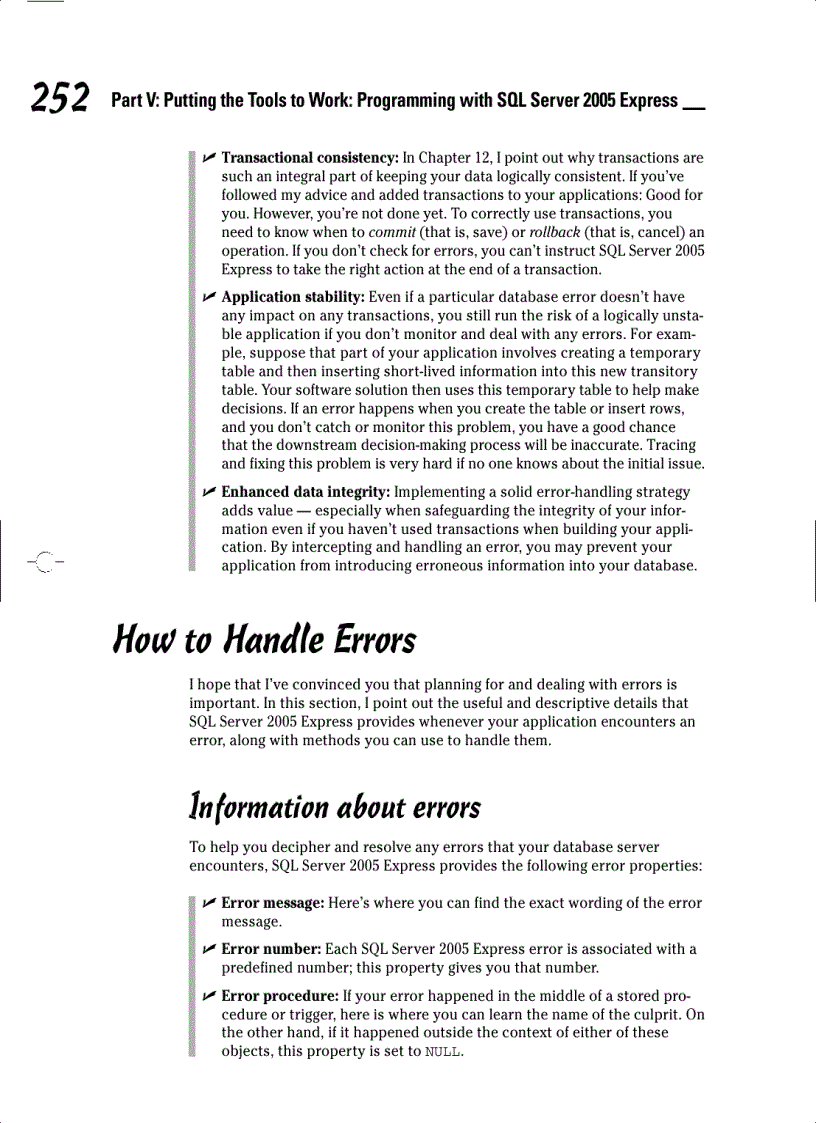 image for page Putting the Tools to Work Programming with SQL Server 2005 Express