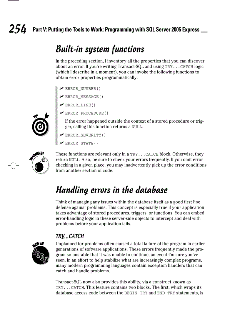 image for page Putting the Tools to Work Programming with SQL Server 2005 Express