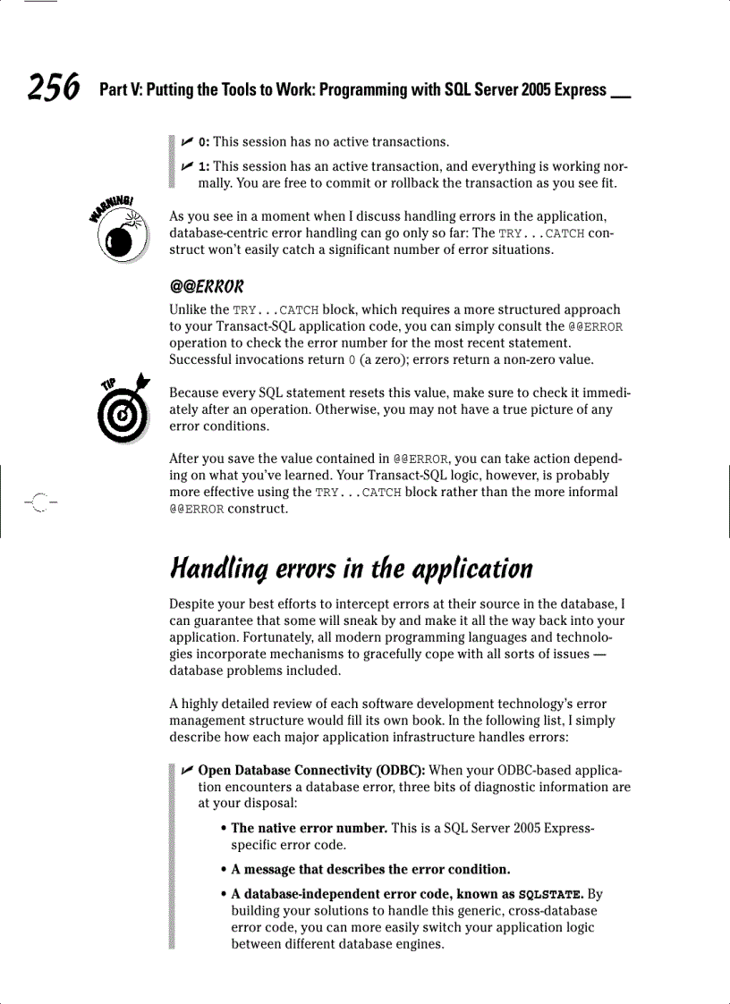 image for page Putting the Tools to Work Programming with SQL Server 2005 Express