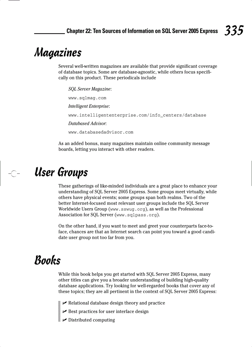image for page Creating SQL Server 2005 Express Applications