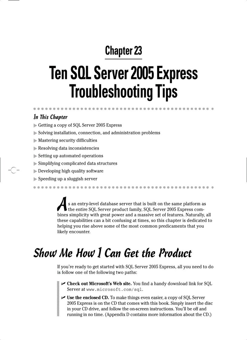image for page Creating SQL Server 2005 Express Applications