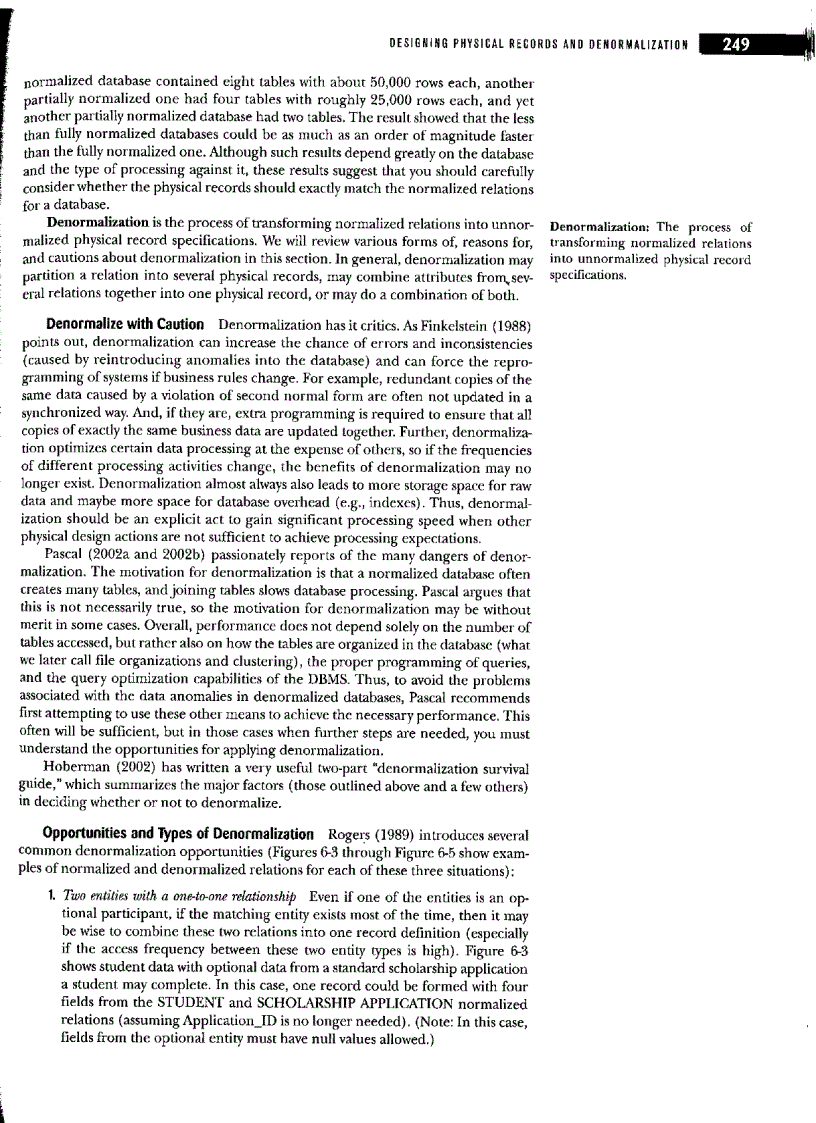 image for page Logical database design and the relational model