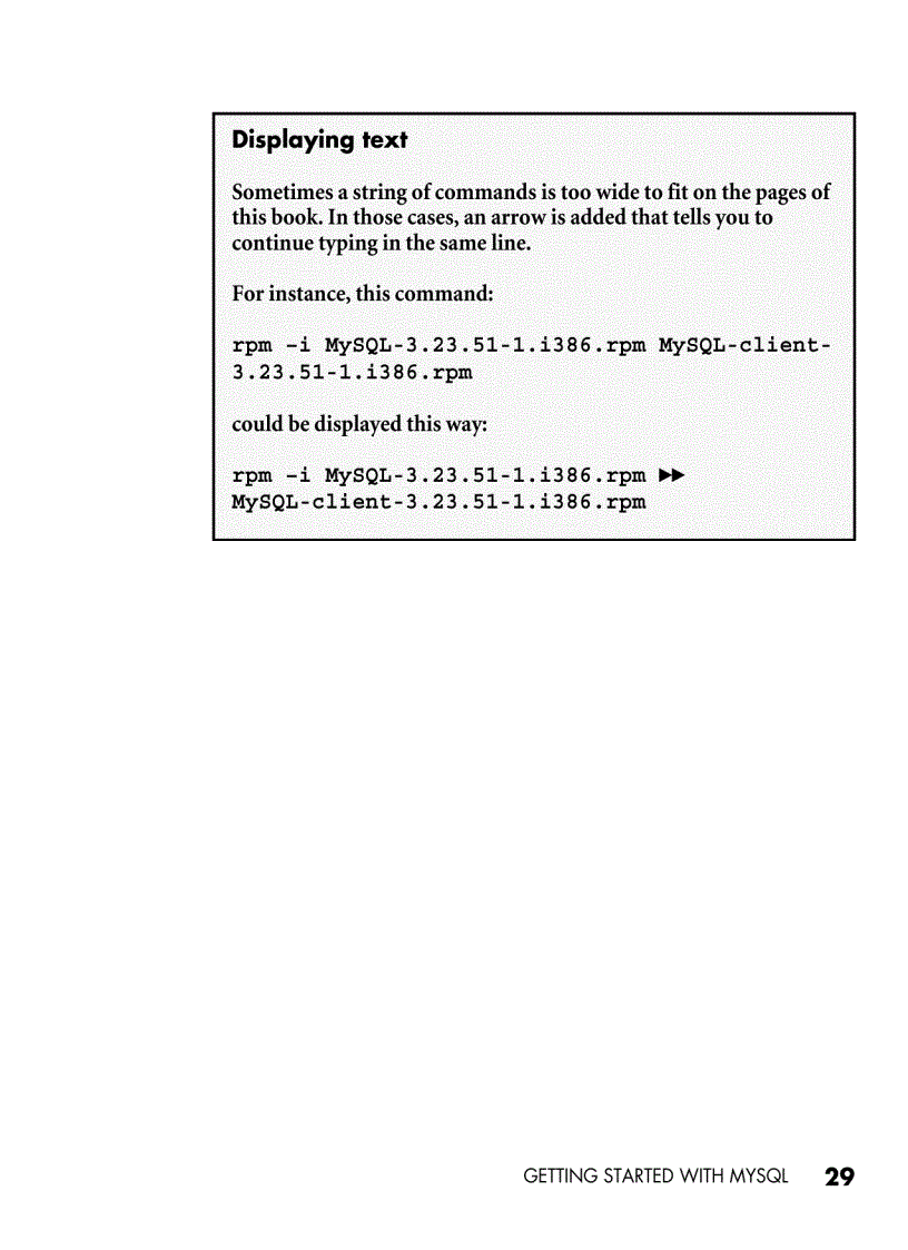 image for page Getting started with mysql