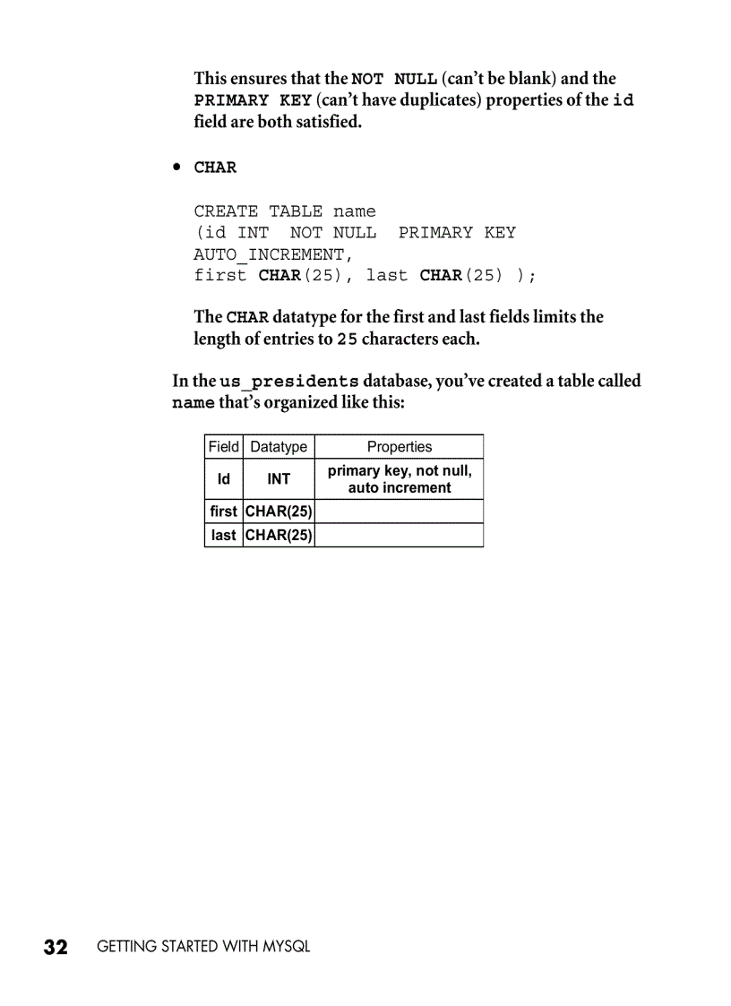 image for page Getting started with mysql