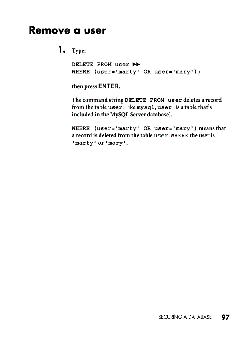 image for page Running queries
