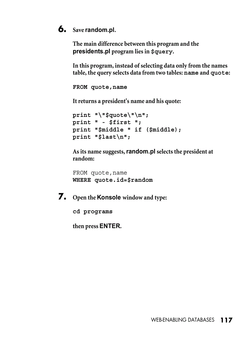 image for page Web enabling databases