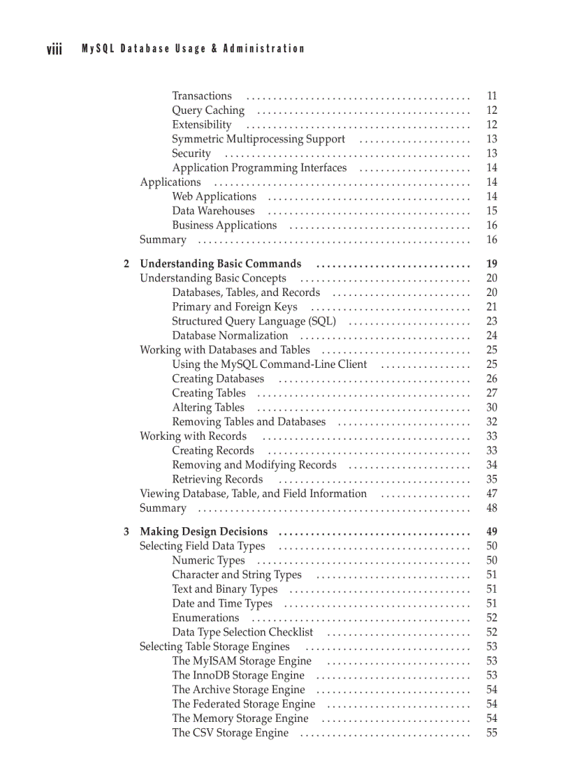 image for page MySQL Database Usage Administration