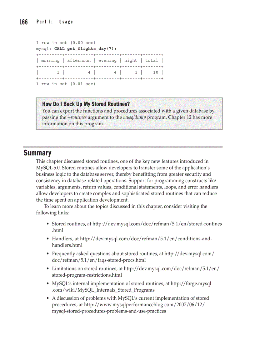 image for page U s i n g S t o r e d P r o c e d u r e s a n d F u n c t i o n s