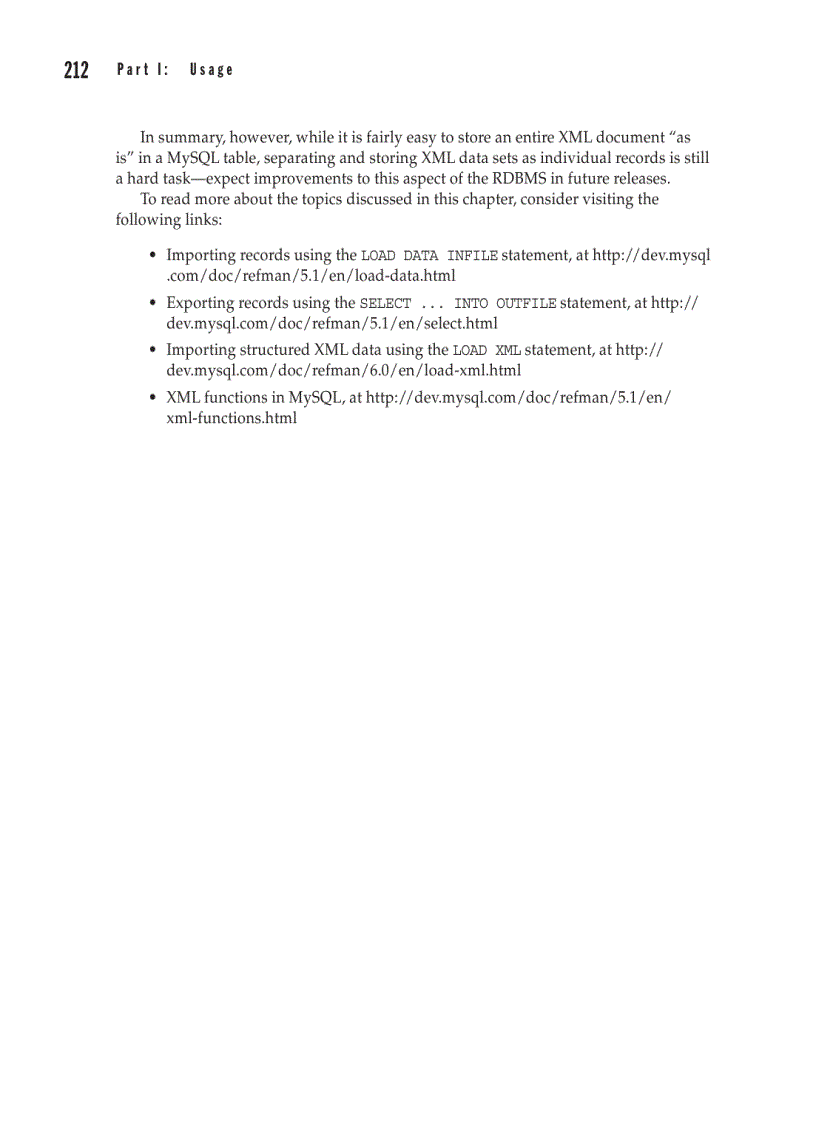 image for page Wo r k i n g w i t h D a t a i n D i f f e r e n t F o r m a t s