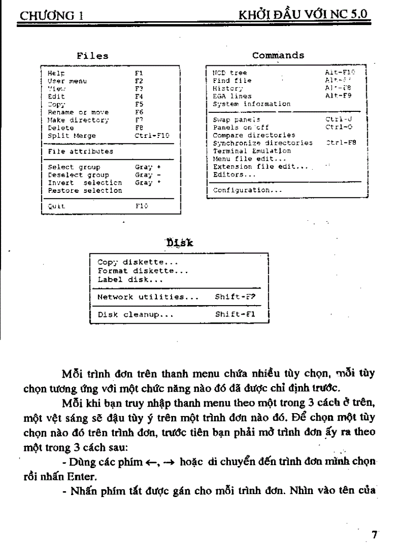 image for page Norton commander version 5 0
