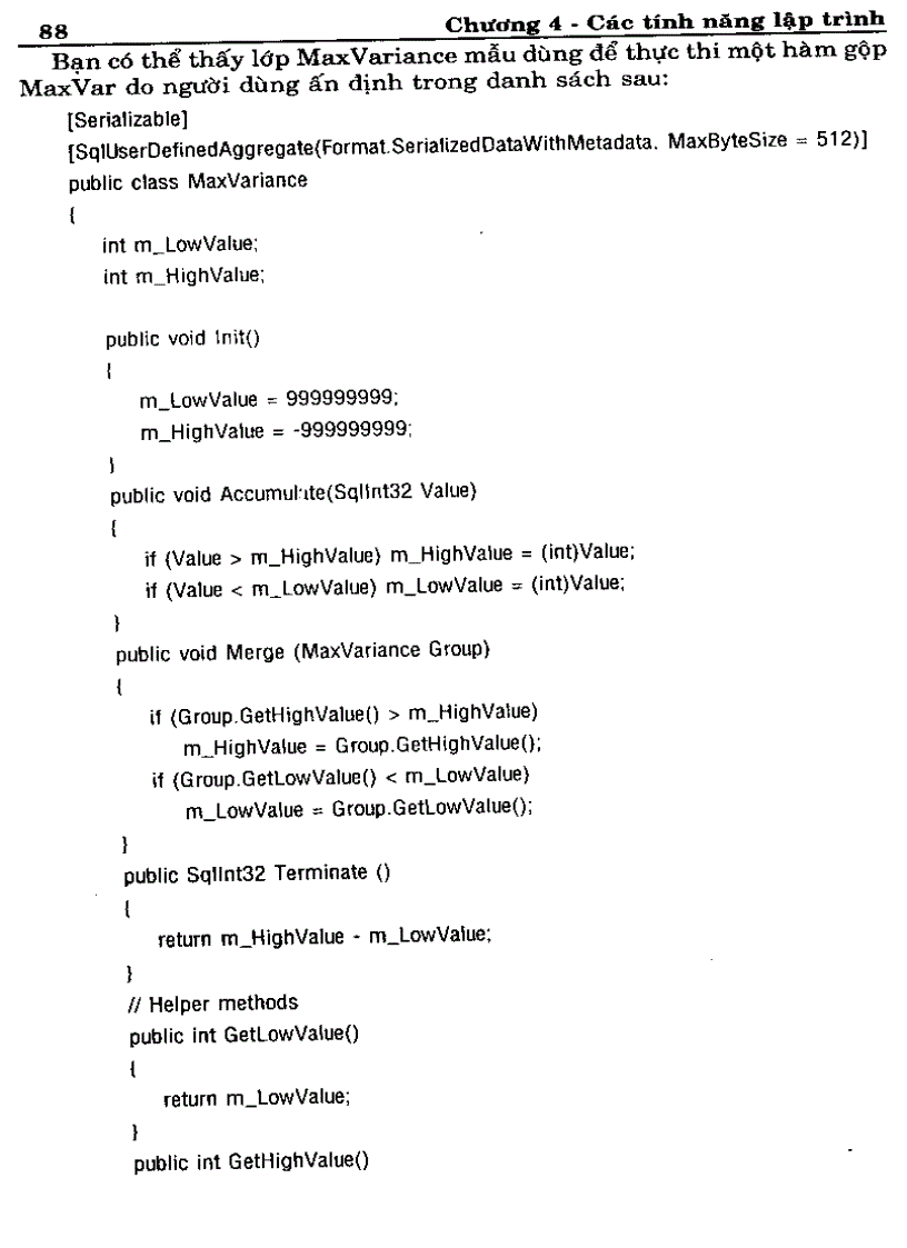 image for page Các tính năng lập trình