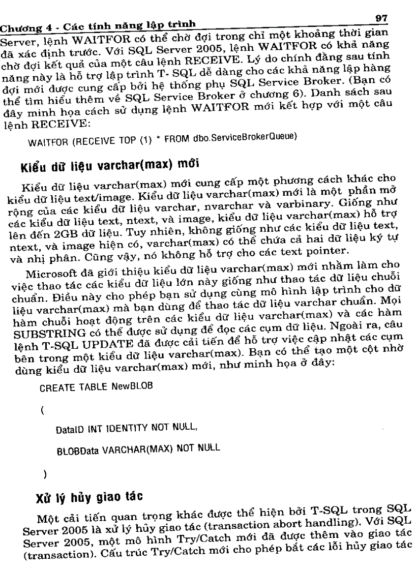 image for page Các tính năng lập trình