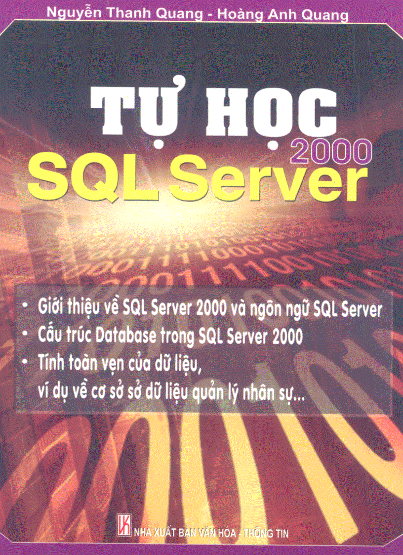 image for page Tự học SQL server 2000