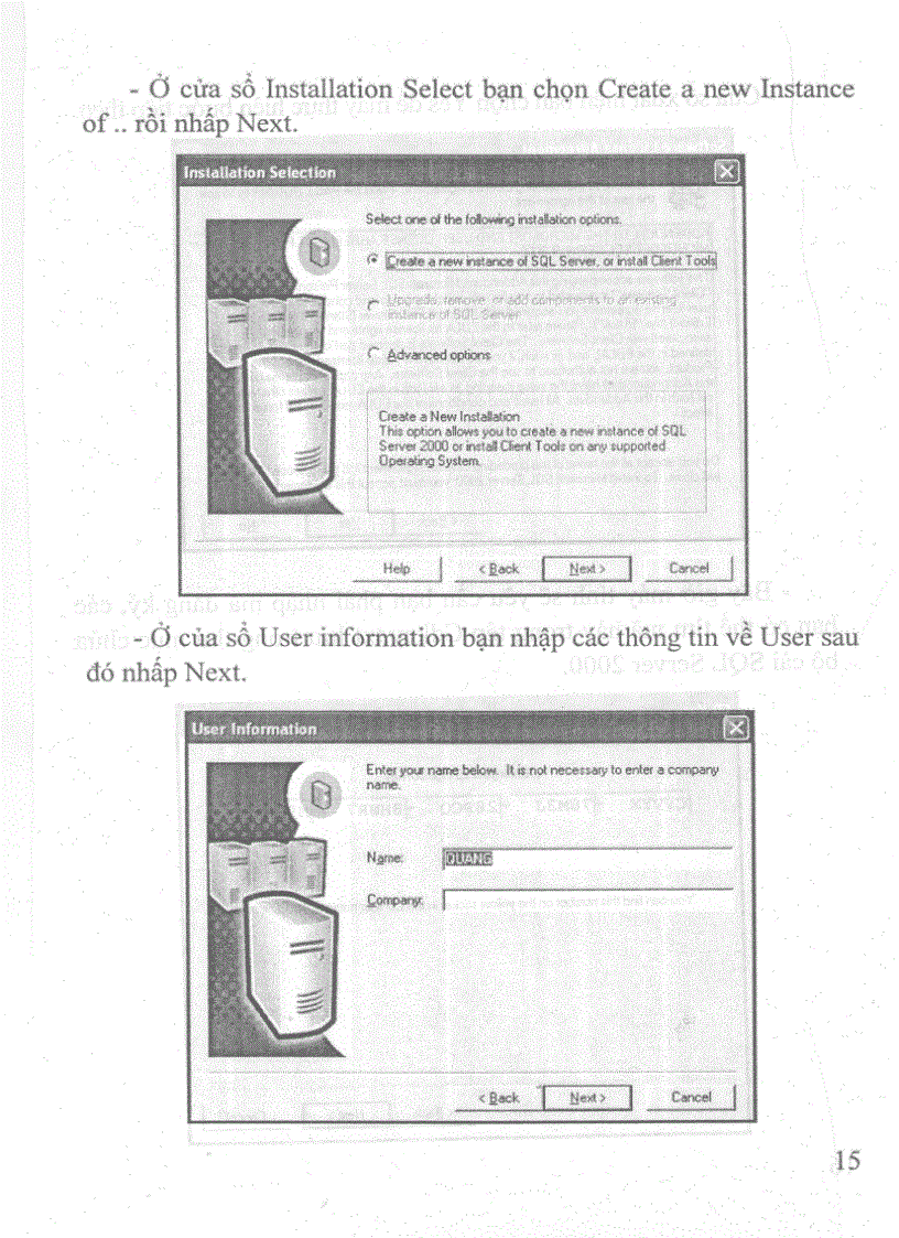 image for page Tự học SQL server 2000