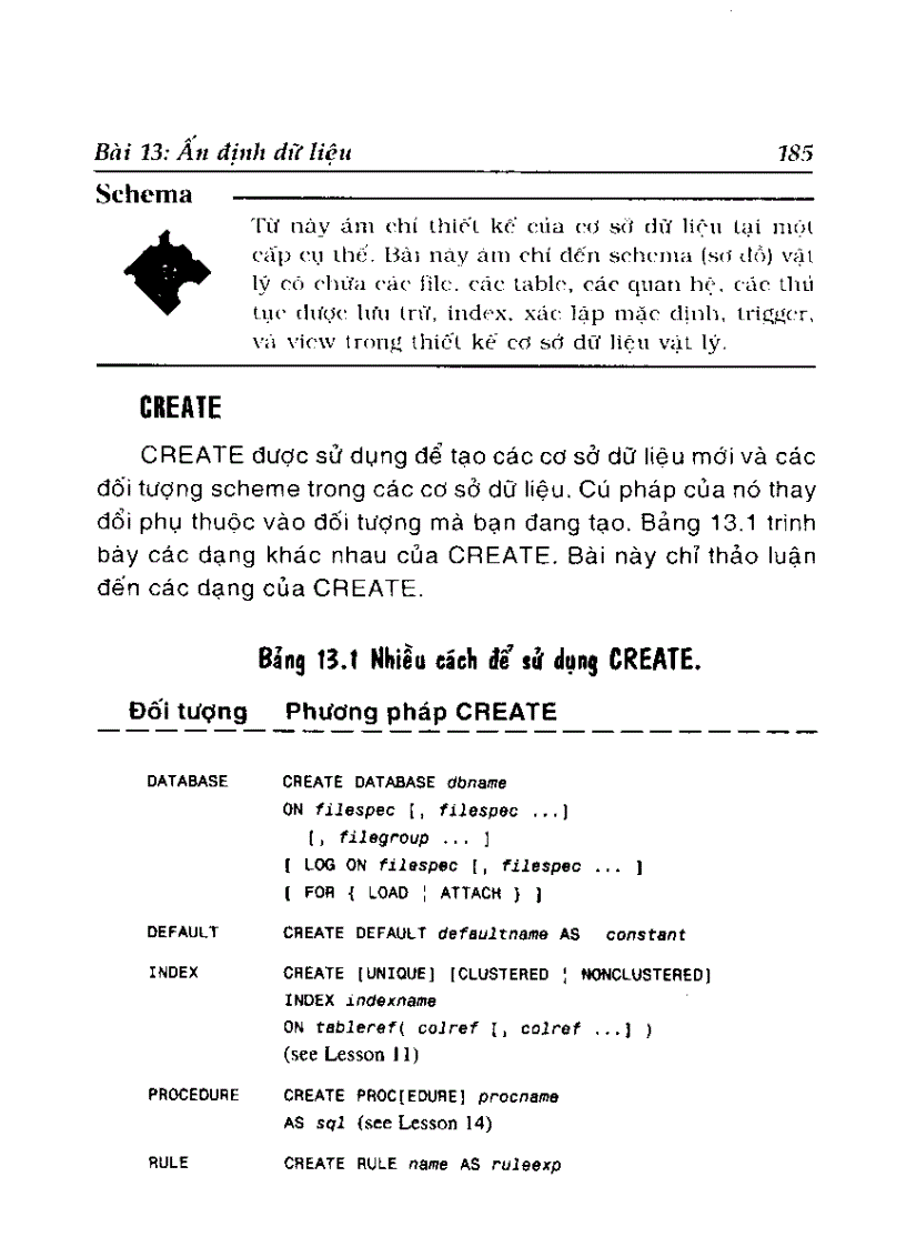 image for page Ấn định dữ liệu