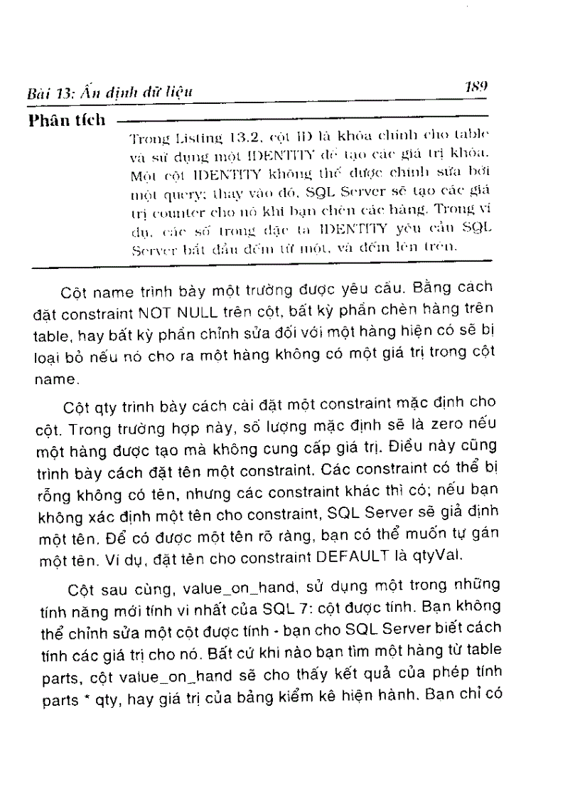 image for page Ấn định dữ liệu