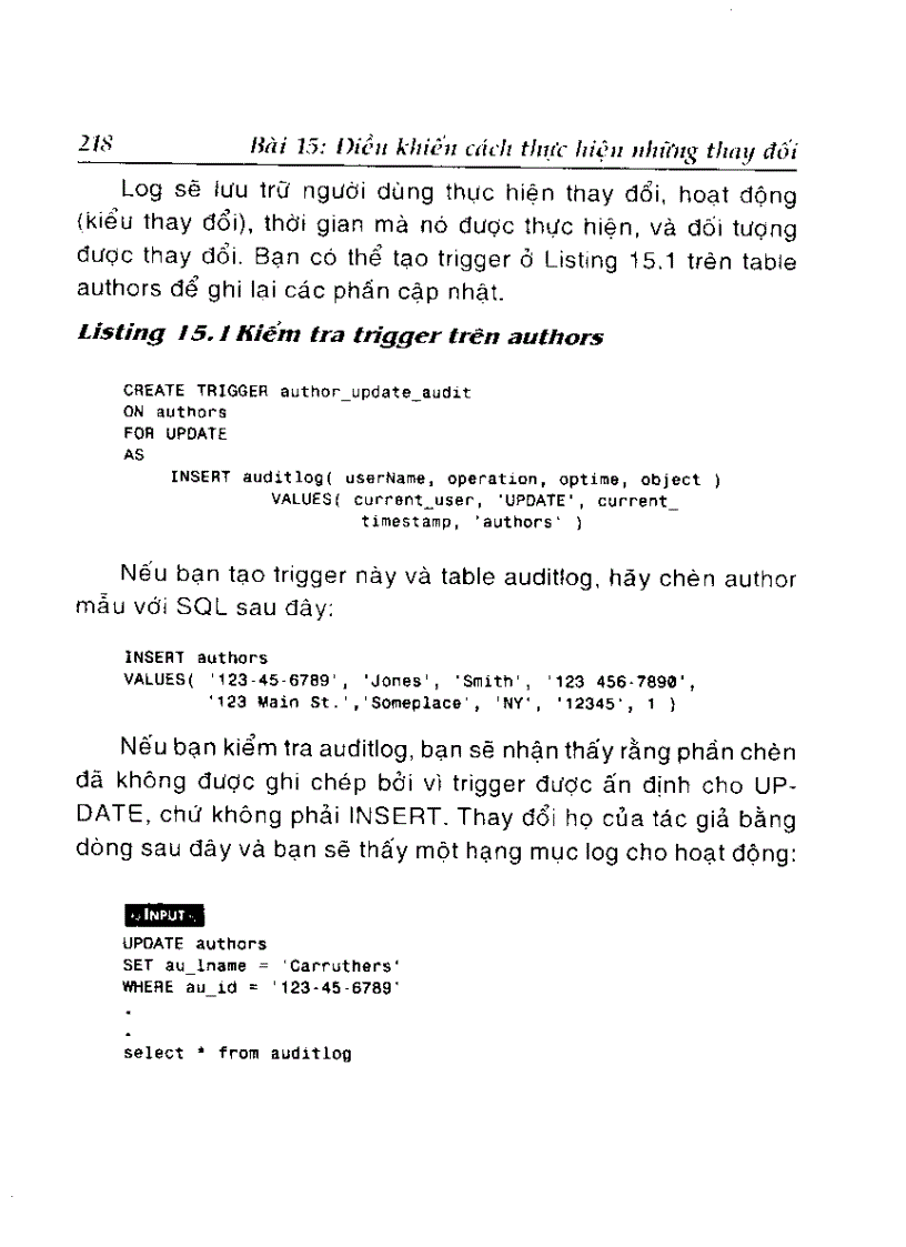 image for page Lưu trữ SQL trong cơ sở dữ liệu