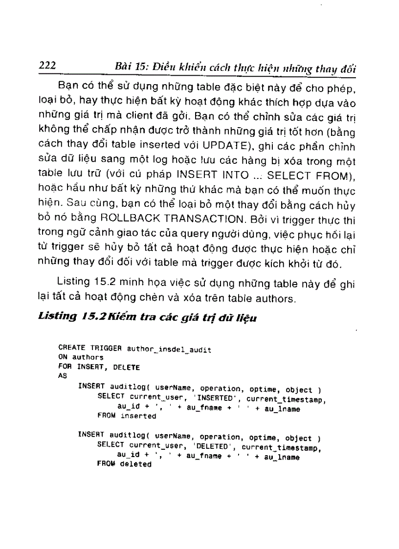 image for page Lưu trữ SQL trong cơ sở dữ liệu